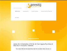 Tablet Screenshot of prestijyonetim.com
